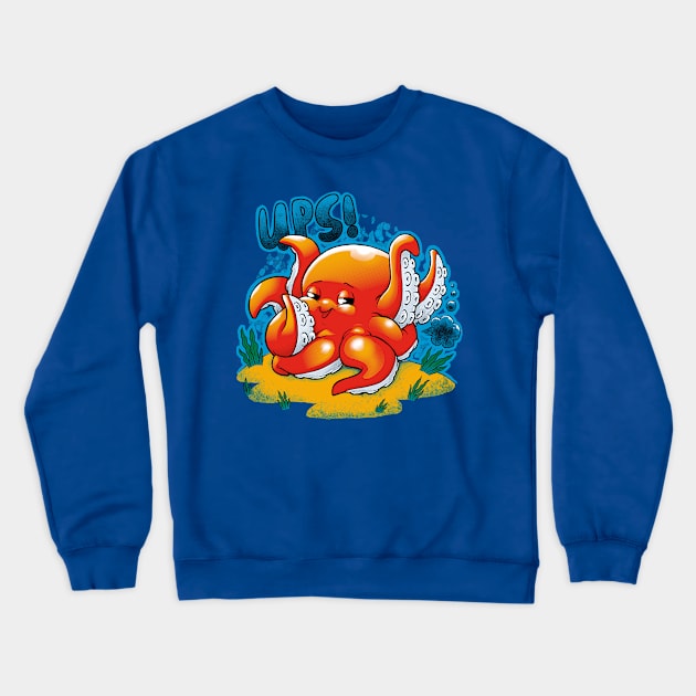 Octo Ups Crewneck Sweatshirt by Andriu